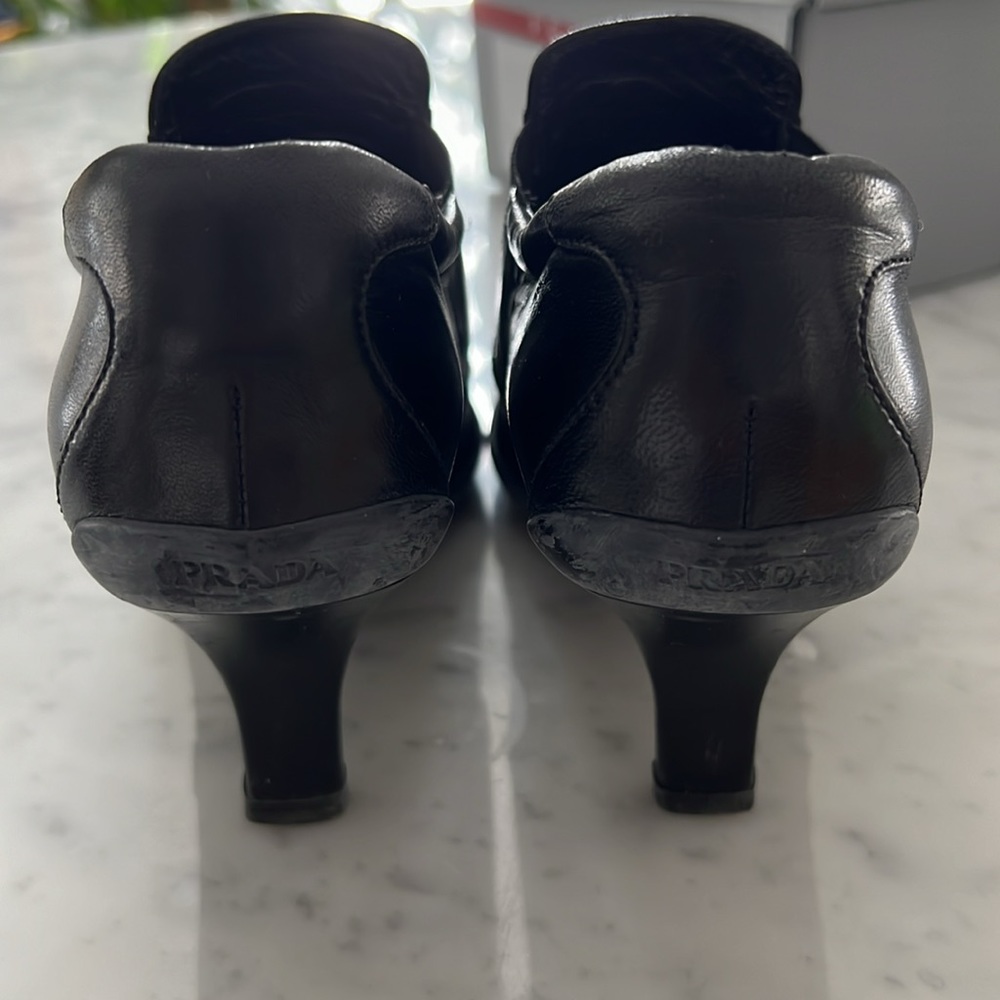 Prada Calzature Donna Nero Nappa Sport Booties size 37 - Picture 13 of 13